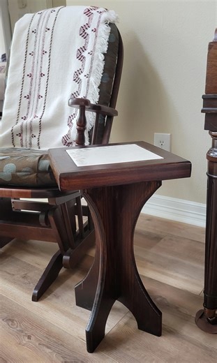 Hippie Tile-top Wood Side Table - Etsy