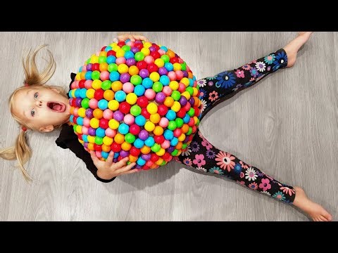 Let's Make a Candy Ball! A funny episode about Alice and dad