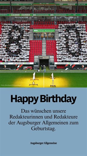 80 Jahre Augsburger Allgemeine: Was wünschen unsere Redakteurinnen und Redakteure der AZ zum Geburtstag? 🎥: Sophia Krotter | Augsburger Allgemeine