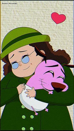 BRENNI MURASAKI on Instagram: "Muriel & Courage (coraje) 💕 . . #couragethecowardlydog #corajeelperrocobarde #cartoonnetwork #gorillaz #90sanimestyle #arttrend #brennimurasaki"