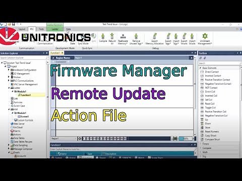 Unistream Controller Firmware Tutorial
