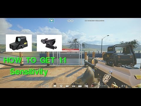 How To Get 1:1 Sensitivity in Rainbow Six Siege