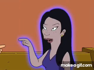 Futurama - She's stuck in an infinite loop, and he's an idiot. on Make a GIF
