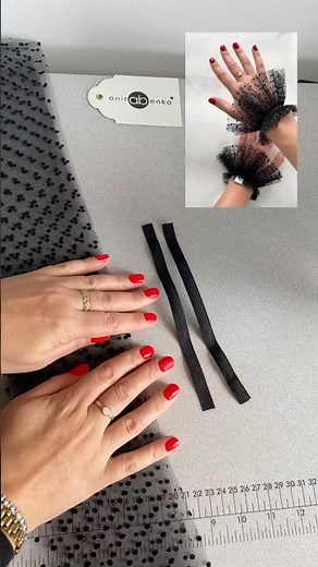 Hand cuff tutorial, How to make Cuffs, Wrist cuff Sewing tutorial, Victorian style, DIY, Anita Benko