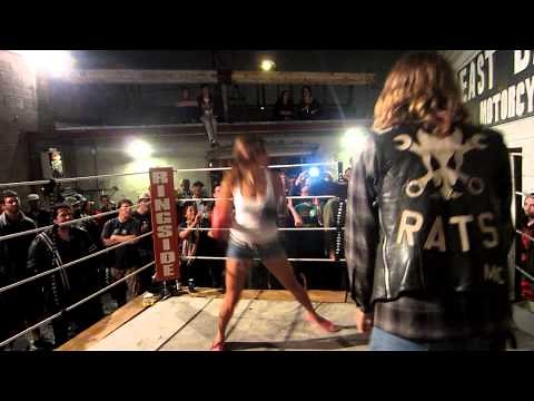 Brunette Chicks Fighting - East Bay Rats - Punks vs Hipsters 2