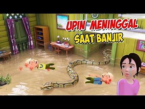 Upin and Ipin Eaten by Snakes and Died During Floods!! Kak Ros is Shocked by GTA Funny