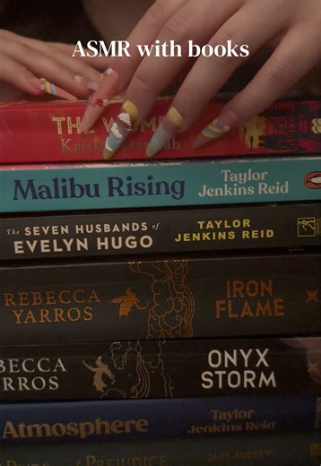 ASMR with books 📚 I’m currently reading Atmosphere and really enjoying it 🚀💖 Which book are you reading atm? #asmr #asmrsounds #asmrtriggers #asmrcommunity