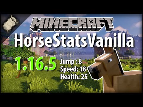 HorseStatsVanilla [1.16.5] Fabric Mod