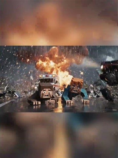 Minecraft-Head Drivers Face Highway Apocalypse! Ambulance Flip, Tanker Crash & Near-Death Chaos! 🚚🔥