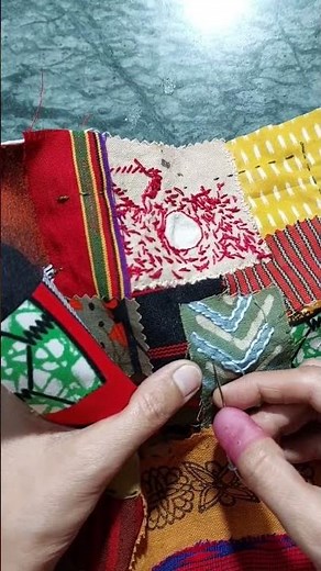 DIY: Boro Stitching #stitchmeditation #slowstitch #upcycled