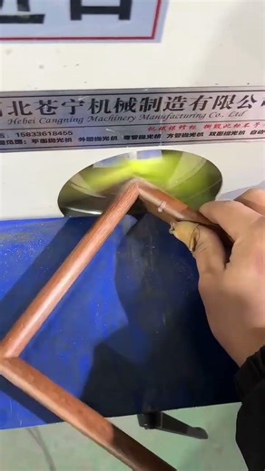 Metal polishing and rust removal for bent pipes by a physical manufacturer