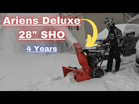 Ariens Deluxe 28 Inch SHO 4 Year Review