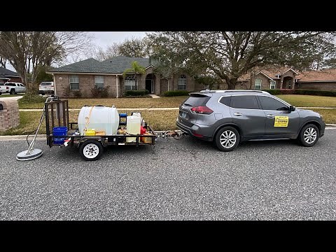 5x8 Pressure Washing Trailer Setup (for beginners)