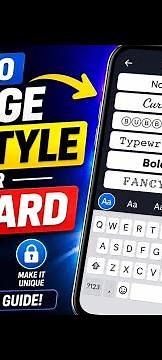 ⌨️ How to Change Keyboard Font Style in Mobile | Stylish Keyboard Fonts 2026.