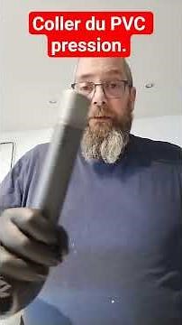 comment coller du PVC pression, dans les règles de l'art.#plomberie #chauffage #astuce