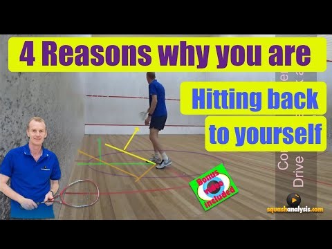 Squash analysis - Common problems hitting back to yourself