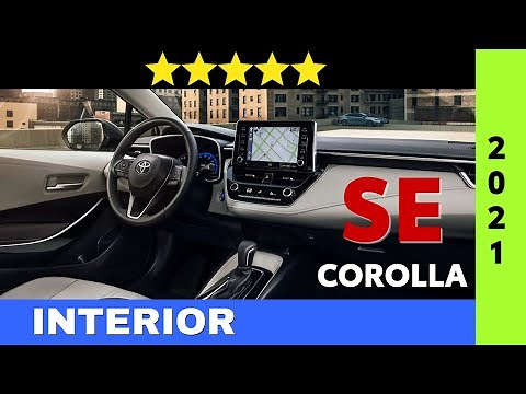 2021 Corolla SE Interior Overview