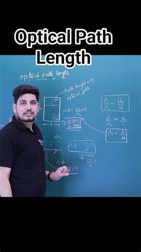 Optical Path Length and path difference #neetphysics #waveoptics