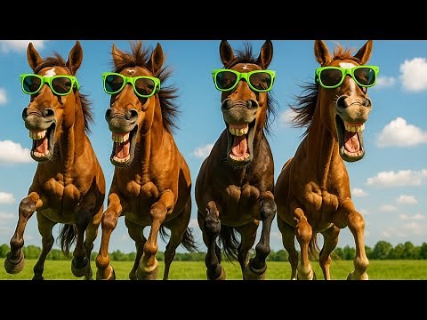 “You Won’t Stop Laughing 🤣 | Real Horses Doing Crazy Things!”