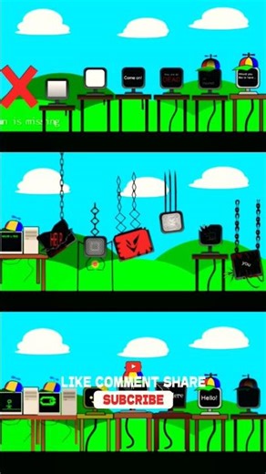 All Phases of Mr. Fun Computer 🖥 Sprunki DuoMix 🤡🦖🌈 #incredibox #sprunki #duomix #shorts #oc #funny