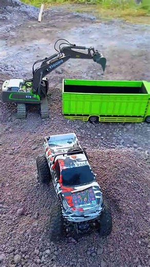 rc mobil remote controll#shorts #automobile #mobilrcoffroad #excavator #toys
