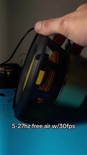 Quick Frequency Sweep on 5” Midrange Speaker