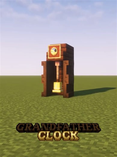 Grandfather Clock Tutorial! 🏗 Follow me for more Minecraft tutorials & builds! 📥 Get the schematic file on Patreon! 📸 Find more builds on PlanetMinecraft and in my Shorts! #Minecraft #minecraftshorts #minecrafttutorial #minecraftbuilds #minecraftideas