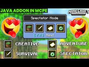 GAME MODE SWITCHER ADDON FOR MINECRAFT POCKET EDITION 1.19 | GAME MODE SWITCHER ADDON | JAVA ADDON
