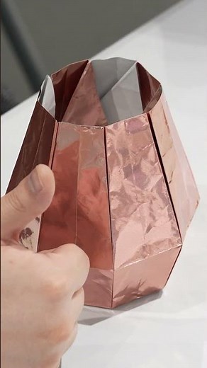 종이 한 장으로 금속 기물 접기 #종이접기 #diy #origami_kimiro #팝업스토어 #origami