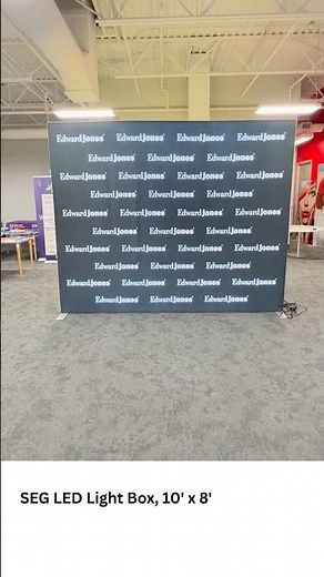 Backlit LED Light Box, 10'W x 8'H