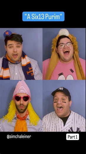 2.3K views · 49 reactions | Happy Purim from Six13 and Simcha Leiner! | Six13 | Facebook