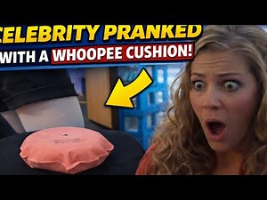 Celebrity pranked with whoopee Cushion #funny #whoopee #prank #fart