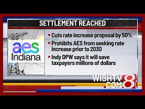 Indianapolis says it's secured rate hike settlement with AES Indiana electricity utility