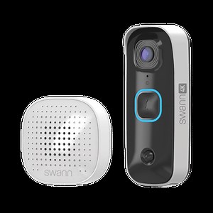 SwannBuddy4K Video Doorbell with SwannShield AI Voice Assistant | SWIFI-4KBUDDY
