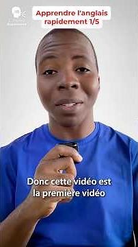 Comment apprendre l'anglais rapidement 1/5