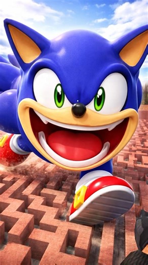 SONIC ES UN GUSANO ATERRADOR EN EL LABERINTO #gmod