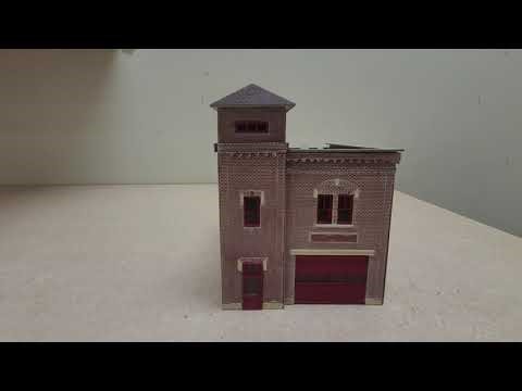 Ho Scale.Walthers Cornerstone Western Avenue Firestation