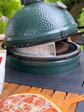Neapolitan Wood-Fired Pepperoni Pizza on the Big Green Egg