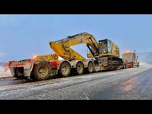 Pulling a heavy load up Hwy 20A in Warsaw New York