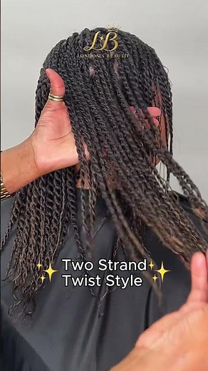 Two Twist Braid | Finished Look Reveal for Natural Hair