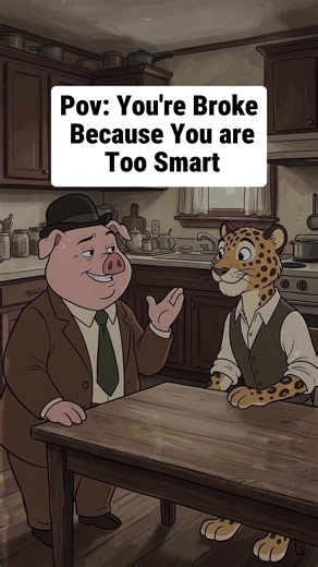POV: You’re Broke Because You are Too Smart #psychology #intelligent #broke #wealthmindset #pov