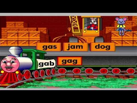 Reader Rabbit 1 (1994) Word Train Level 2