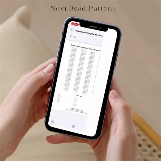 Beading Graph Paper 8 Mm Peyote Stitch Bracelet Pattern Template for Seed Bead Weaving - Etsy