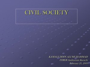 Role of Civil Society in National Development - SlideServe
