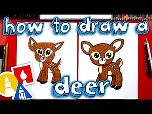 How To Draw A Baby Deer - Videos For Kids