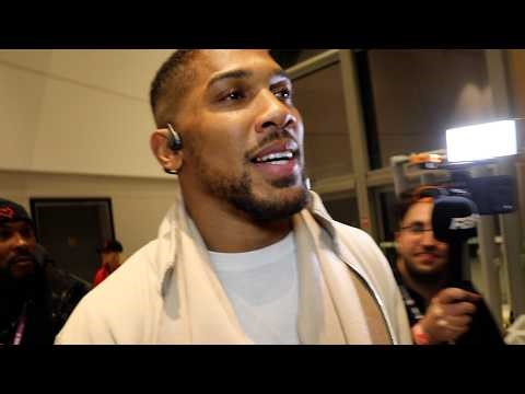 Anthony Joshua IMMEDIATE REACTION TO TYSON FURY CALLOUT: 'I AM THE LANDLORD!!