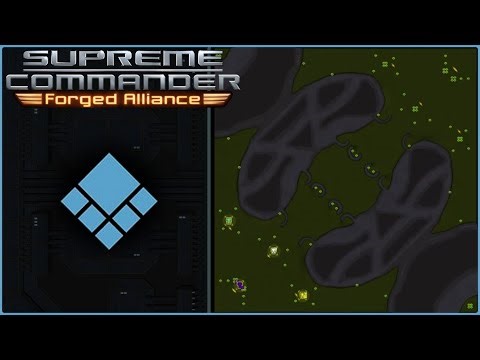 Supreme Commander FAF | Cast:376 | dota 4vs4 | 1440p