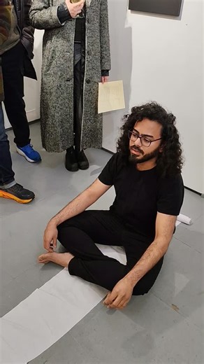 Cambridge Artworks & Artspace on Instagram: "In addition to his audio visual piece I Am a Human Being, @mujtaba__asif also performed a non-verbal sound poem at last night's Antidote Exhibition. Here are two excerpts from the performance. The exhibition continues Saturday 7th and Sunday 8th February 11-5pm at Artspace, 5 Green's Road, Cambridge CB4 3EF."