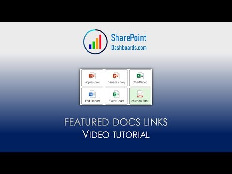 Featured Documents Links in SharePoint Online Microsoft Lists Modern List View