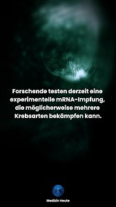 Neue mRNA-Krebsimpfung startet klinische Studien – ein Schritt in Richtung „universeller“ Therapie. In der Krebsforschung wurde ein wichtiger Meilenstein erreicht: Forscher haben mit den ersten klinischen Studien einer mRNA-basierten Krebsimpfung begonnen, die möglicherweise bei mehreren Tumorarten wirken könnte. Der Impfstoff mRNA-4359 wird derzeit in einer Phase-I-Studie an Patienten mit fortgeschrittenem Melanom, Lungenkrebs und anderen soliden Tumoren getestet. Erste Ergebnisse zeigen, dass